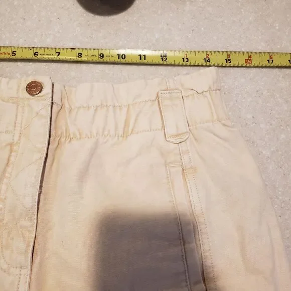 BDG Urban Outfitters Jean Joggers Womens Size S-P Cream Retro 90s Cargo Pocket - Picture 10 of 12